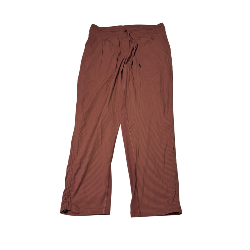 Lululemon Dance Studio Mid-Rise Cropped PantS Terracotta BrowN Womens 8 W32 L25